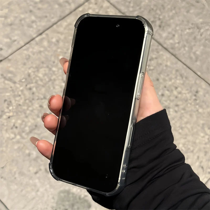 Shockproof Card Slot Holder Pocket Phone Case For iPhone 17 13 12 11 Pro Max 17 Air Clear Cases For iPhone 16 15 14 Plus Cover