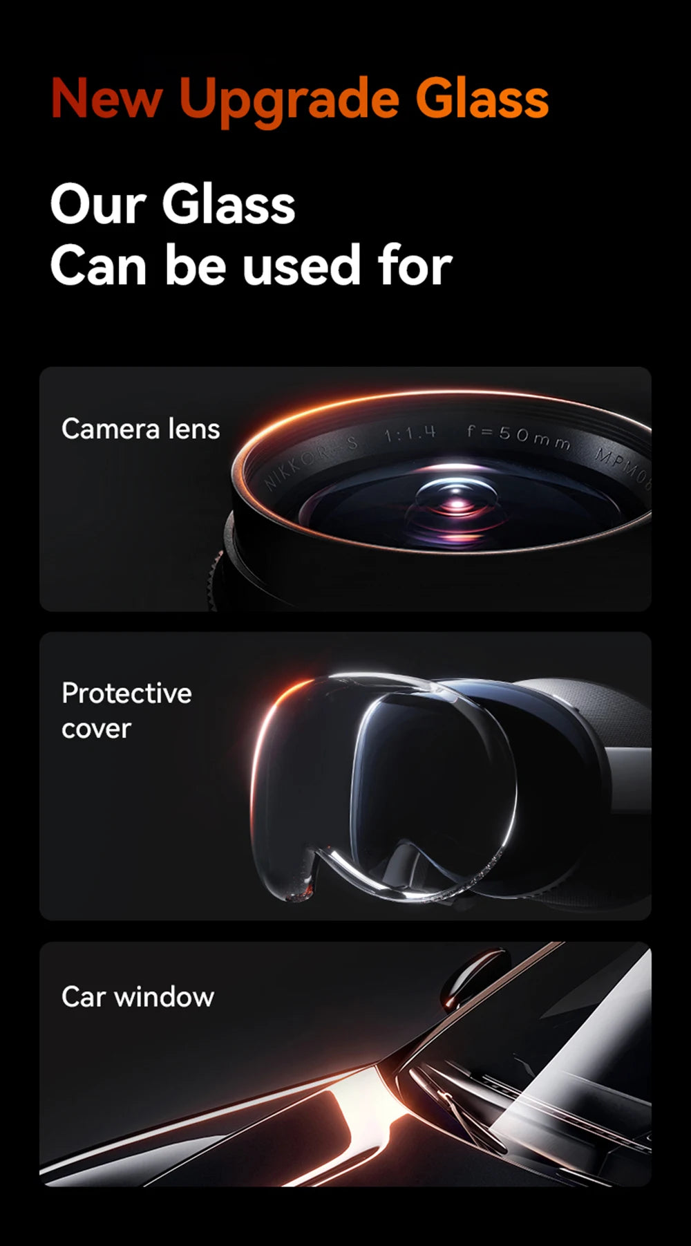 Joyroom 1/2/3pcs Tempered Glass For iPhone 16 15 14 13 12 11 Pro Max Screen Protector For iPhone 16 Full Screen Protective Glass