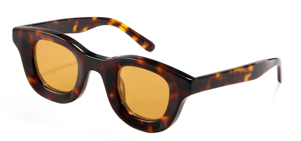 Rhud Designer Acetate Sunglasses Women Brand Designer Oversized Round Shades Thierry Hip Hop Style Men'S Shades No Brand Logo