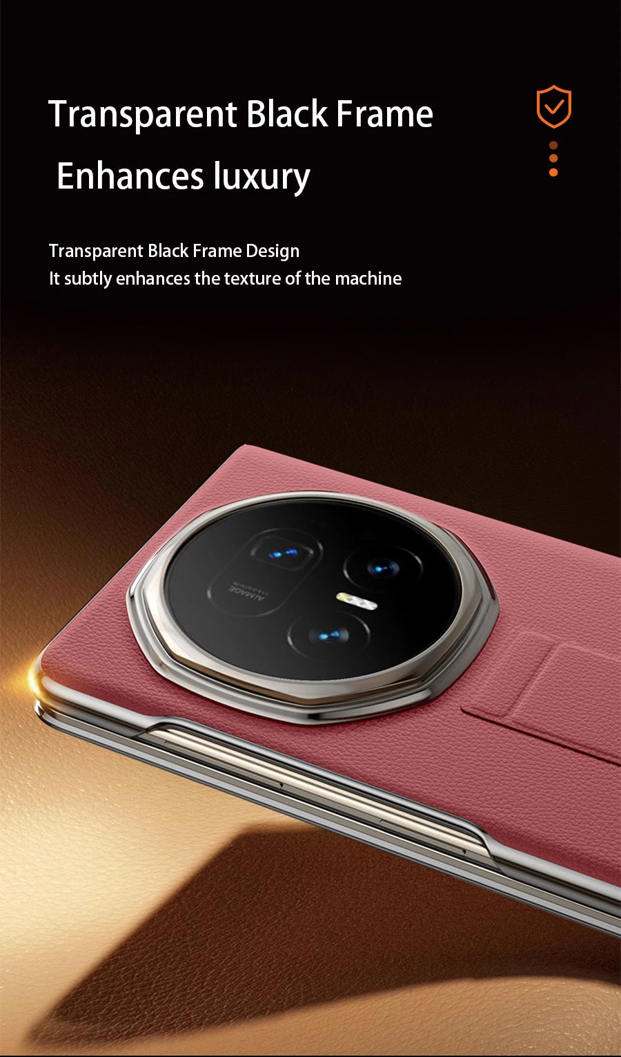 LANGSIDI Smart Flip Phone Case for Honor Magic V5 Magnetic Wrist Strap Slidable Stand Kickstand Luxuxy Leather Cover