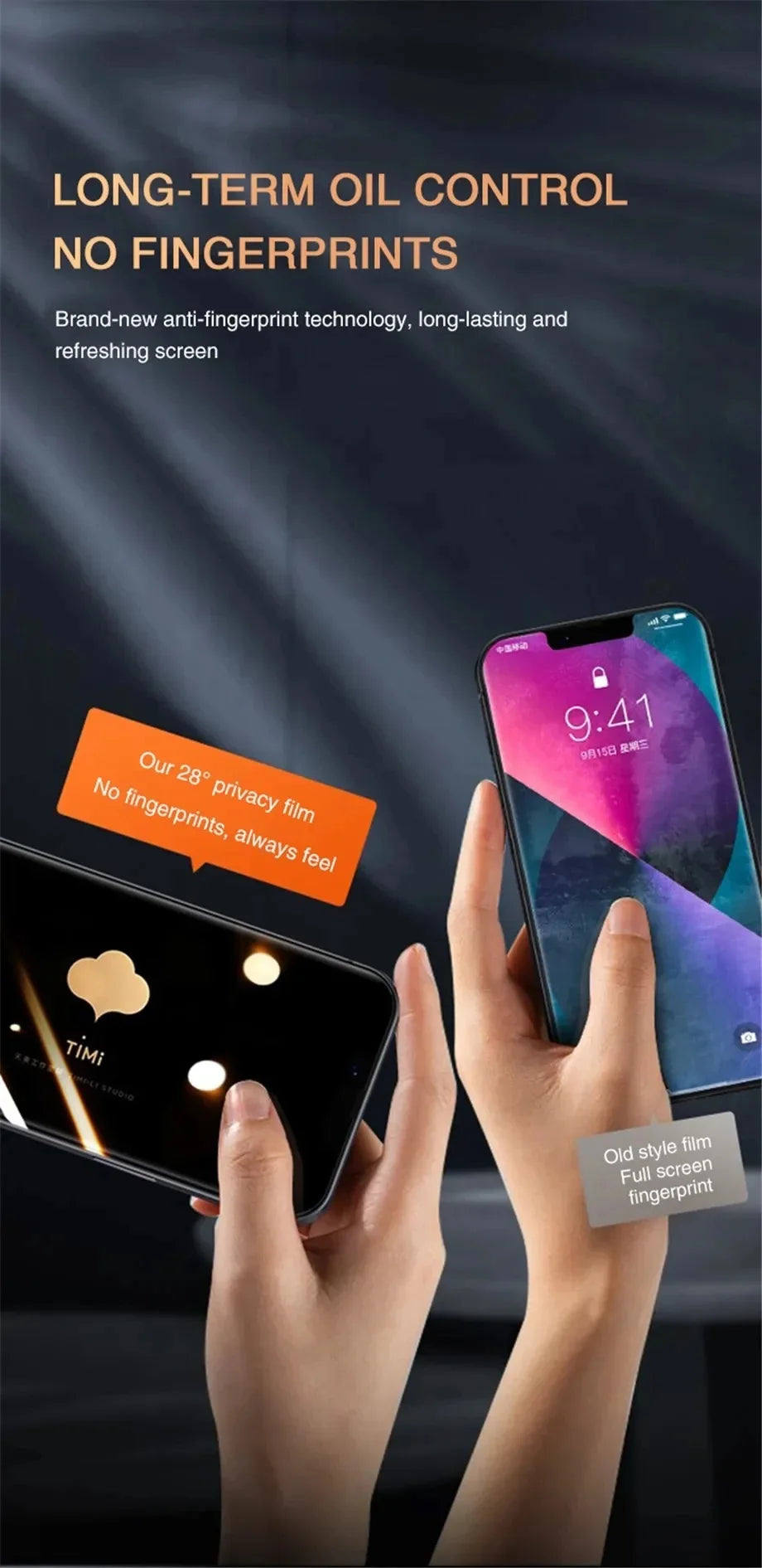 5Pcs Anti-Spy Glass Film For iPhone 17 Air 16 15 14 13 12 11 PRO MAX Plus Privacy Screen Protectors For iPhone 17 Tempered Glass