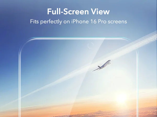 ESR 3 Pack for iPhone 16/15/14/13 Pro Max Screen Protector Full Cover Anti-Peek HD Tempered Glass Screen Film For iphone 16 Plus