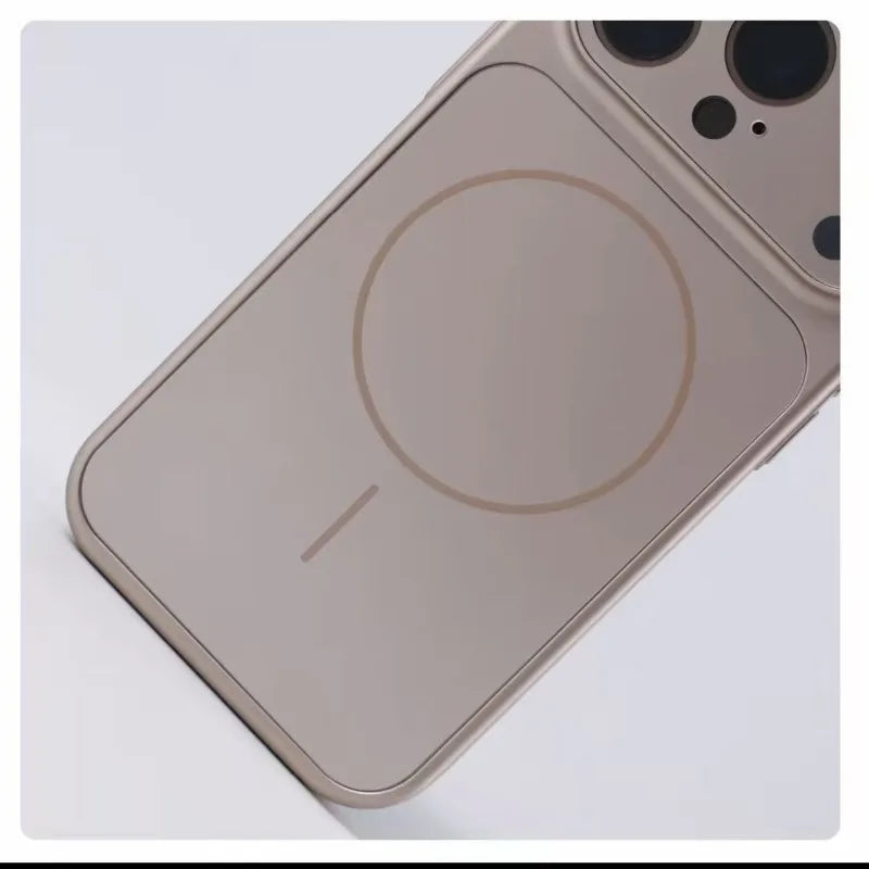 Original AG Nano Frosted Magsafe Phone Case For iPhone 17 Air 16 15 14 13 17 Pro Max Magnetic Wireless Charge  Protective cover