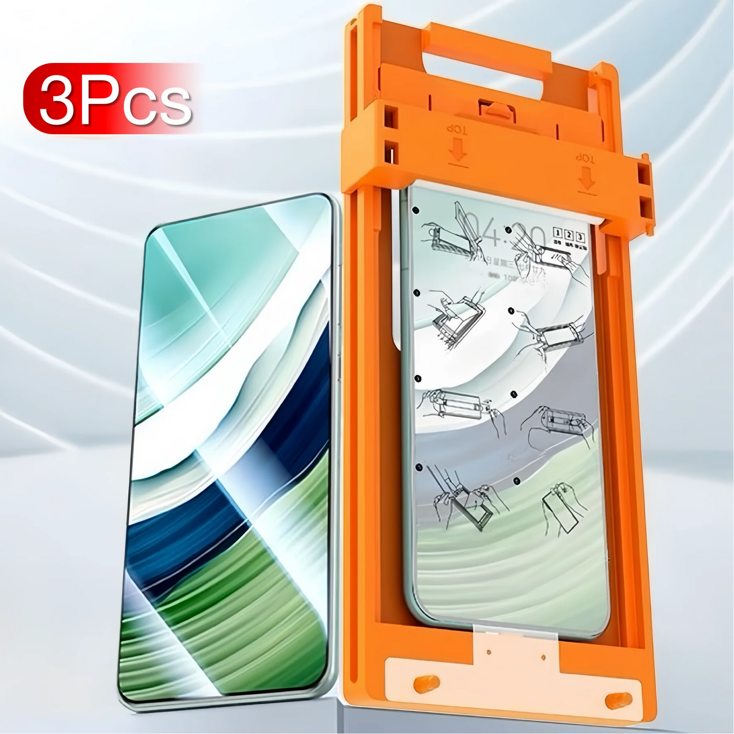 3Pcs For Samsung Galaxy S25 S23 Ultra S24 S22 S21 Note 20 Screen Protector No Dust Positioning With Kit, Not Tempered Glass