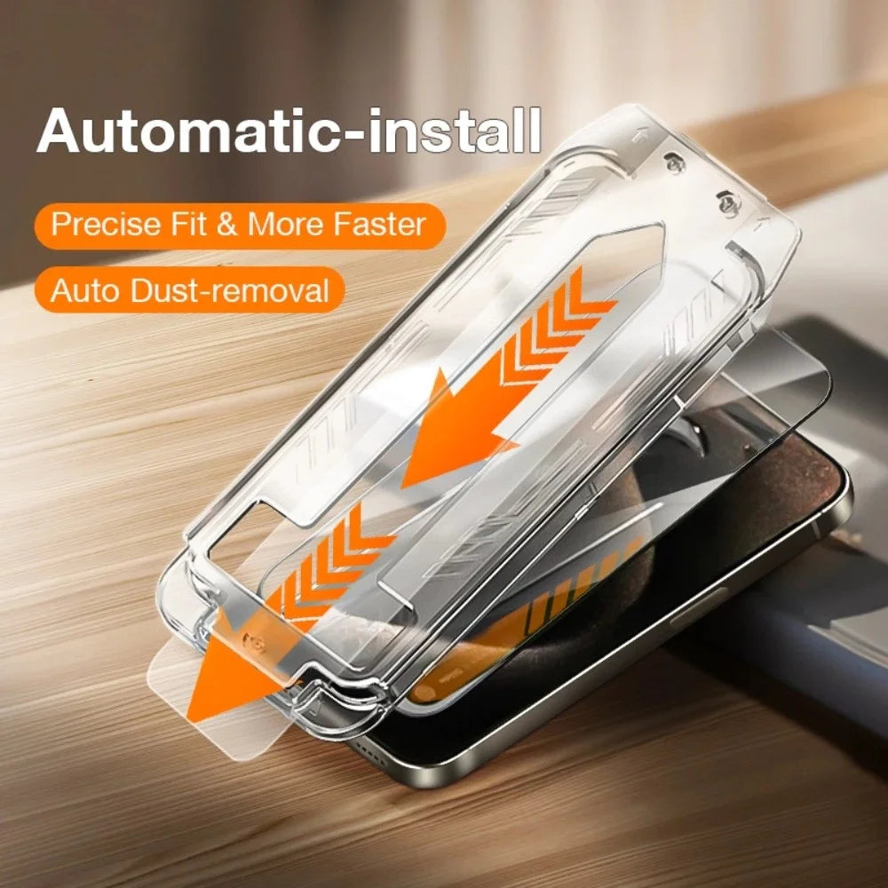 1-3Pcs Dust Free Easy Installation Screen Protector For iPhone 17 Pro Max 17Air 17Pro 16Promax HD Clarity Tempered Glass Films