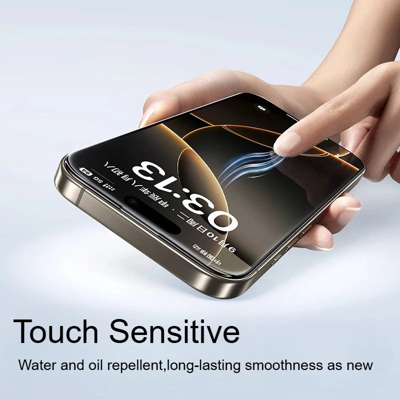 SmartDevil 1/2PCS Dust-free Temperd Glass Film for iPhone 16 Pro Max 15 Pro 16e 14 13 HD Clear Screen Protector Anti-fingerprint