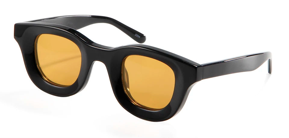 Rhud Designer Acetate Sunglasses Women Brand Designer Oversized Round Shades Thierry Hip Hop Style Men'S Shades No Brand Logo