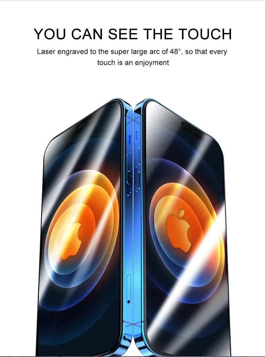 3PCS 30D Tempered Glass Screen Protector for IPhone 17 Air 13 14 11 15 16 Pro Max Plus 12 Mini XS XR X Film Protective Cover