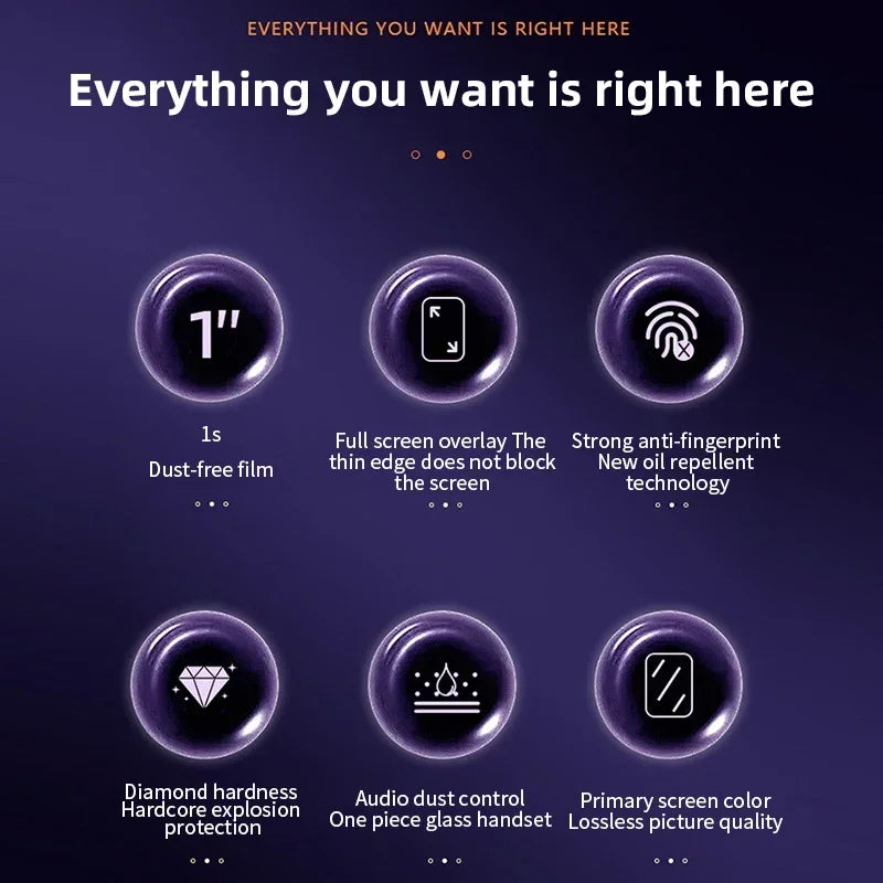 2Pcs HD Tempered Glass For Nothing Phone 1 /2/ 3a 2A Pro Screen Protector Add Dust-Proof Easy Installation Tool Protective Film