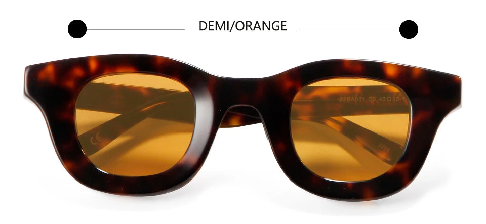 Rhud Designer Acetate Sunglasses Women Brand Designer Oversized Round Shades Thierry Hip Hop Style Men'S Shades No Brand Logo