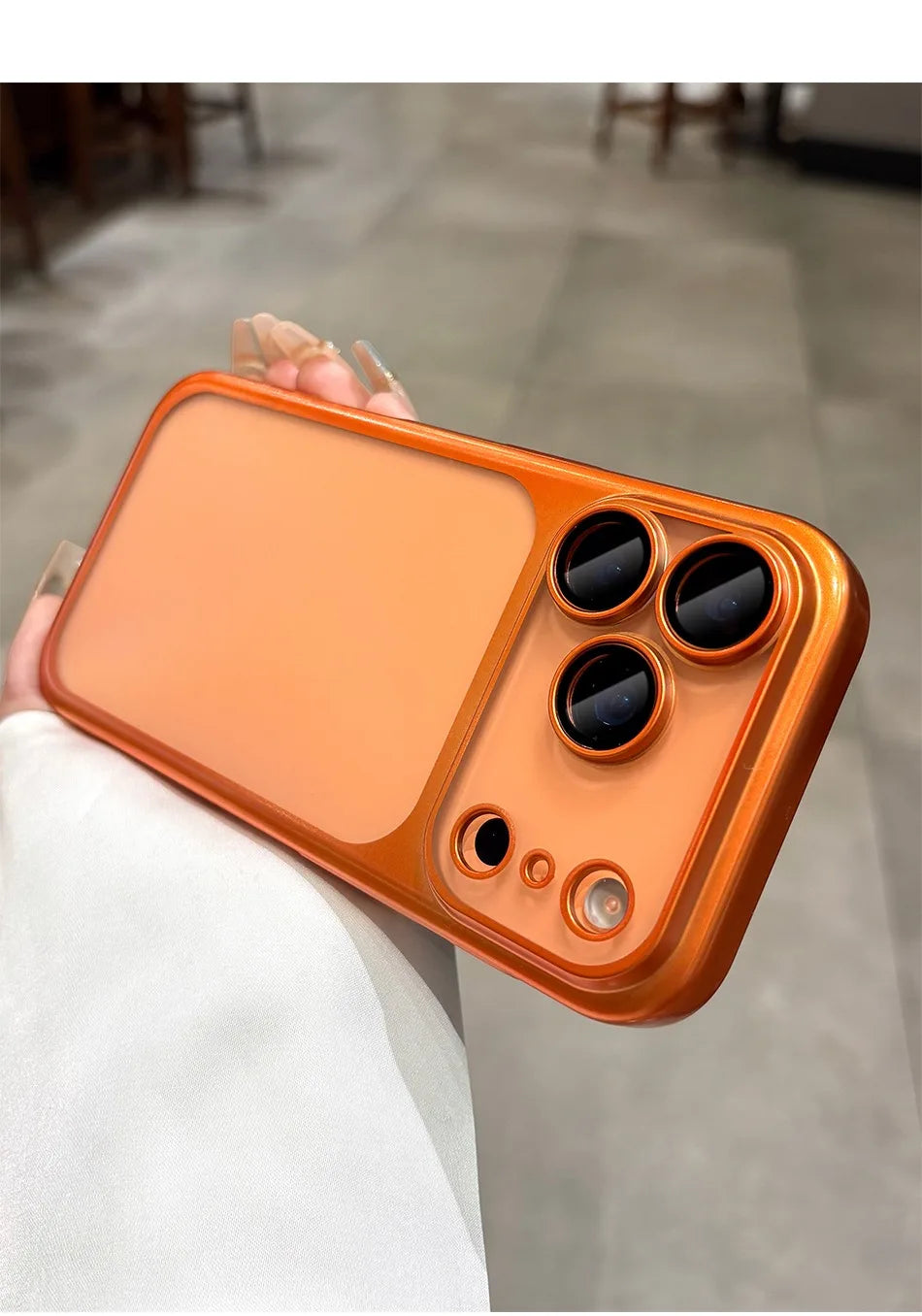 for iPhone 17Pro Plating Hard PC Matte Business Case for iPhone 17 Pro Max Air ProMax Camera Film Protection Ultra Slim Cover