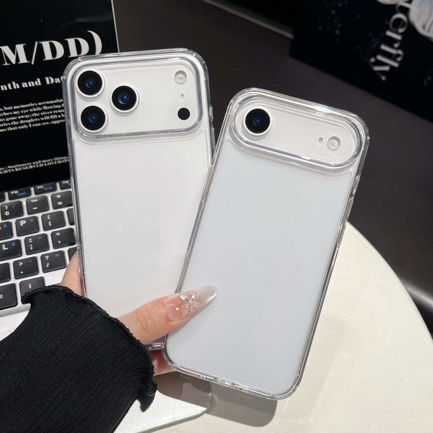 Shockproof Anti Yellow Crystal Acrylic Phone case For iPhone 17AIR 17 17 PRO 17 PRO MAX For Magsafe Strong Magnetic phone Case