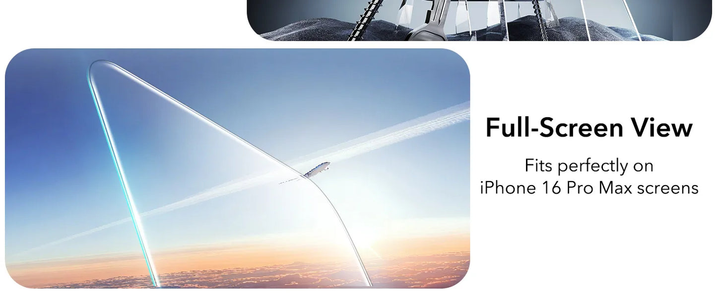 ESR for 3 Pack iPhone 17 Pro Max Screen Protector for iPhone 16/15/14/13 Armorite Tempered Glass Military Grade Film HD/Privacy