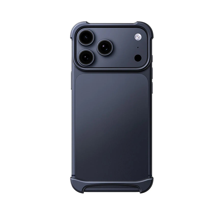 Arc Case Luxury Aluminum Metal Bumper Phone Pulse Case For IPhone13 14 15 16 17 Air Pro Max 16Pro Plus Lightweight Phone Cover