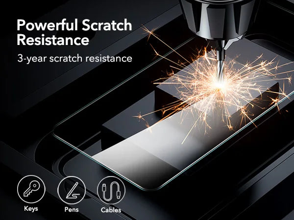 ESR for Samsung S25 Ultra Screen Protector 3pcs HD Tempered Glass Film with Easy Installation Frame for Galaxy S25 Ultra