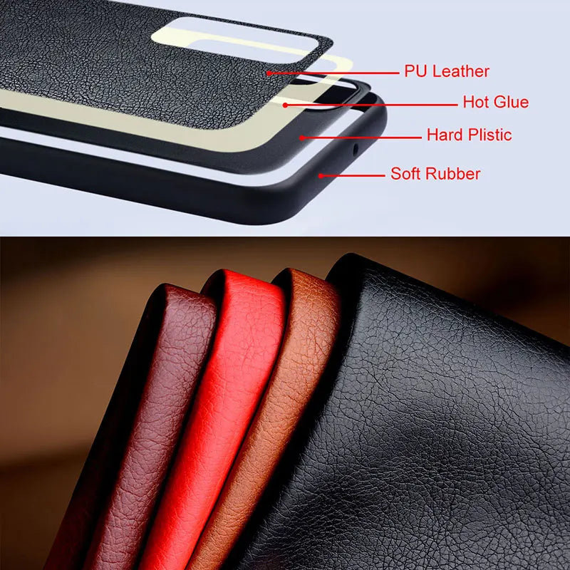 Luxury Leather Case For Xiaomi 14T Premium Business Style Retro Litchi Pattern Back Cover for Xiaomi 14T Pro case