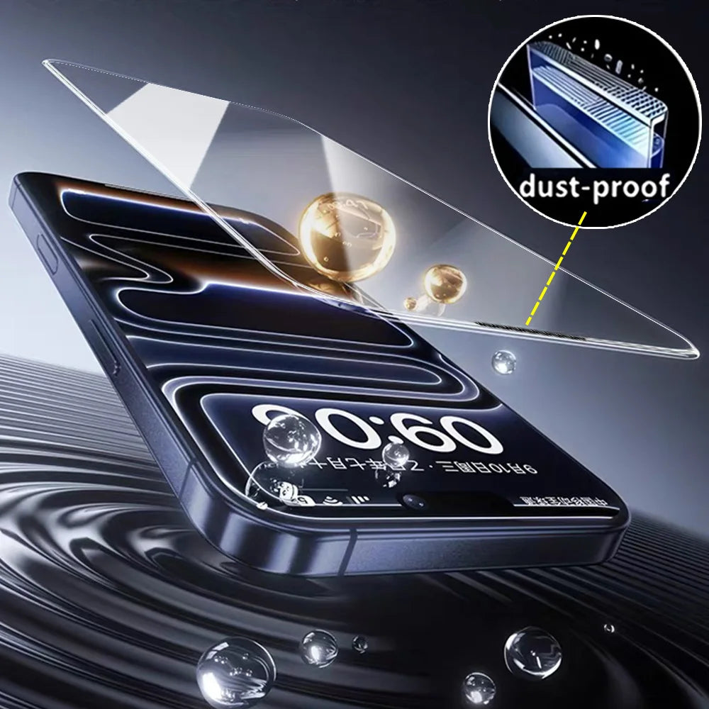 1-5PCS 3D Full Cover Tempered Glass For iPhone 17 Pro Max/17 Pro/17 Air 8K Ultra HD Screen Protector Premium Anti-scratch Film