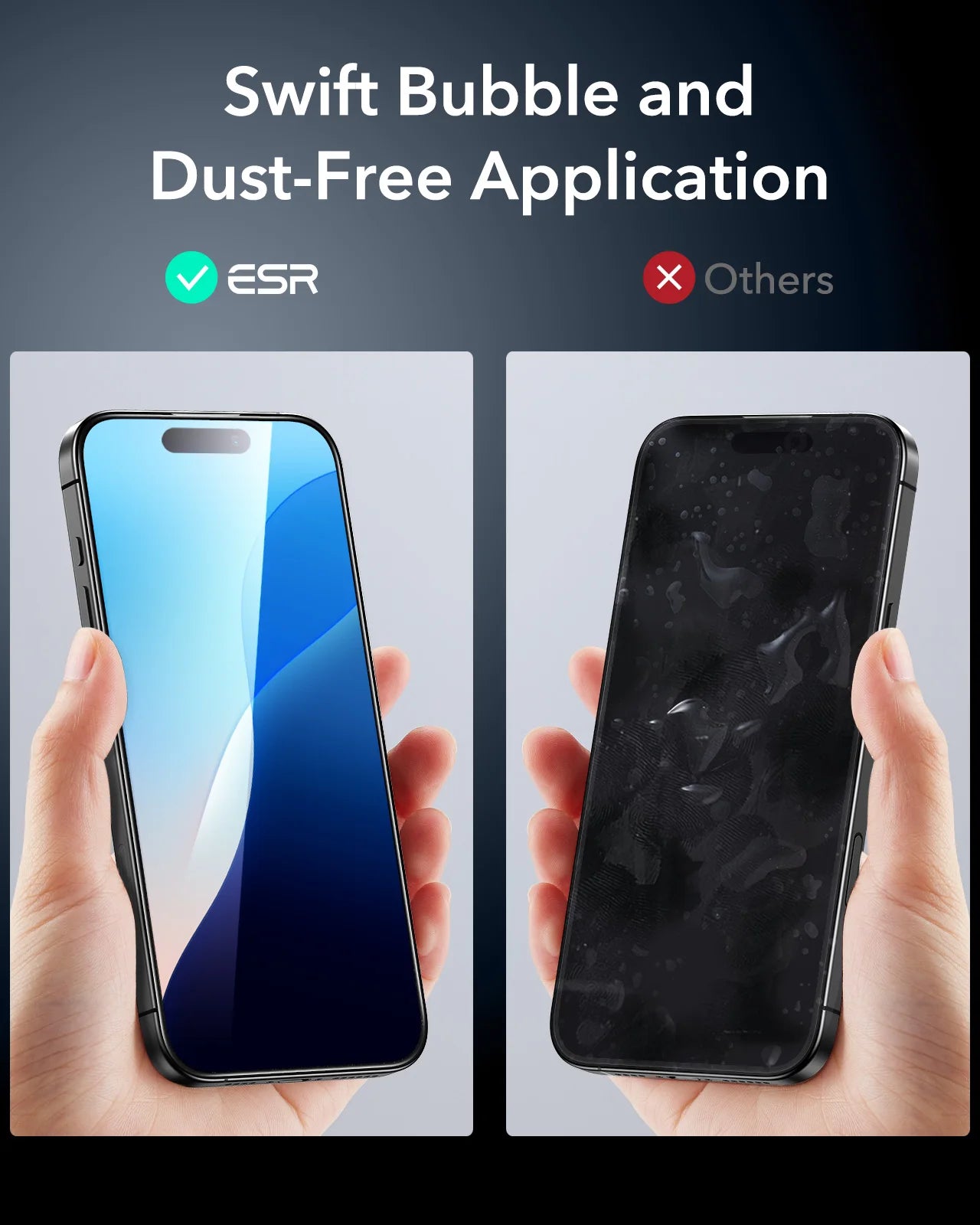 ESR for 3 Pack iPhone 17 Pro Max Screen Protector for iPhone 16/15/14/13 Armorite Tempered Glass Military Grade Film HD/Privacy