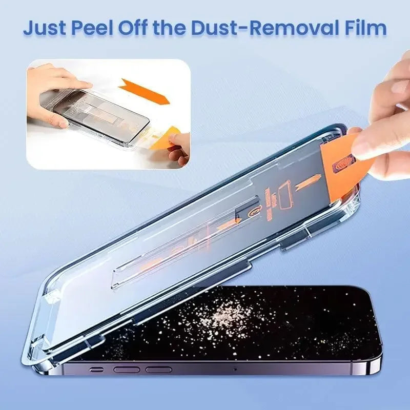 1-3Pcs Dust Free Easy Installation Screen Protector For iPhone 17 Pro Max 17Air 17Pro 16Promax HD Clarity Tempered Glass Films