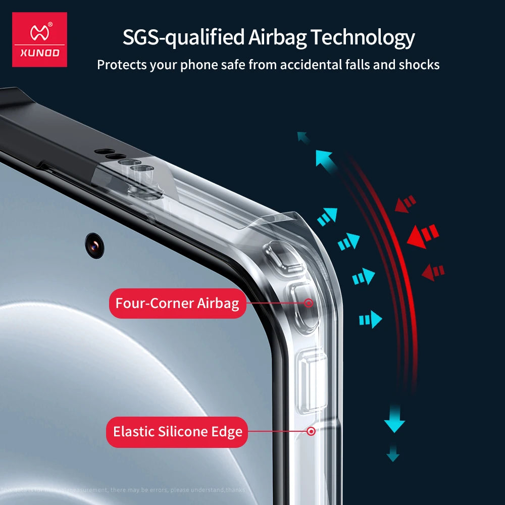 Xundd For Xiaomi 14 Ultra Case For Xiaomi Mi 14 Pro Phone Cases Transparent Back Cover Luxury Shockproof Bumper Protective Cases