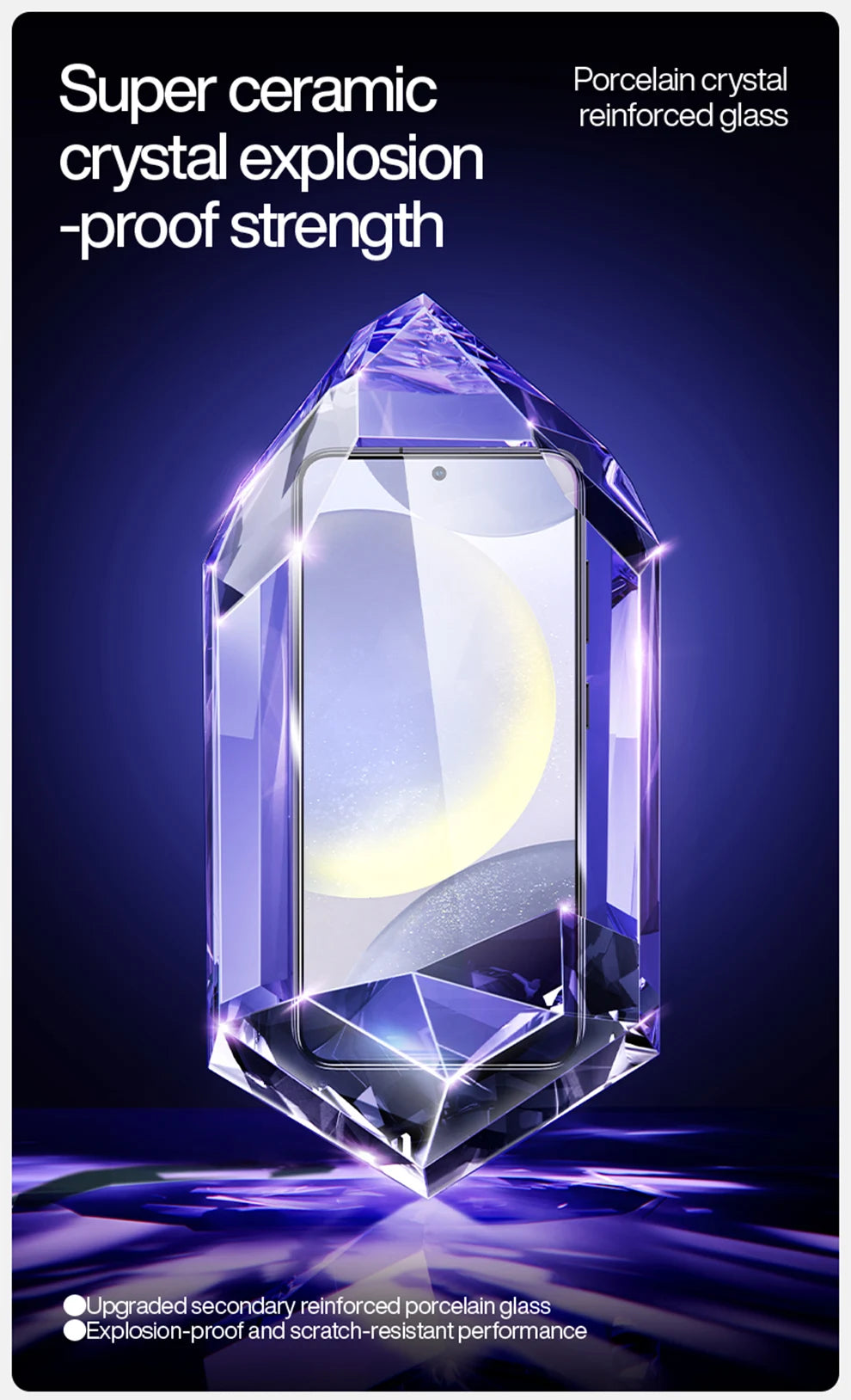 SmartDevil Dust-free Tempered Glass Film for Samsung S25 Ultra HD Clear Screen Protector for Samsung S25 S24 Anti-fingerprint