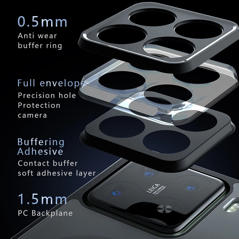 Magnetic Case For Xiaomi 15T Pro Mi 15 T 5G MagSafe Matte Transparent Phone Back Cover Hard PC Acrylic Shockproof Bumper