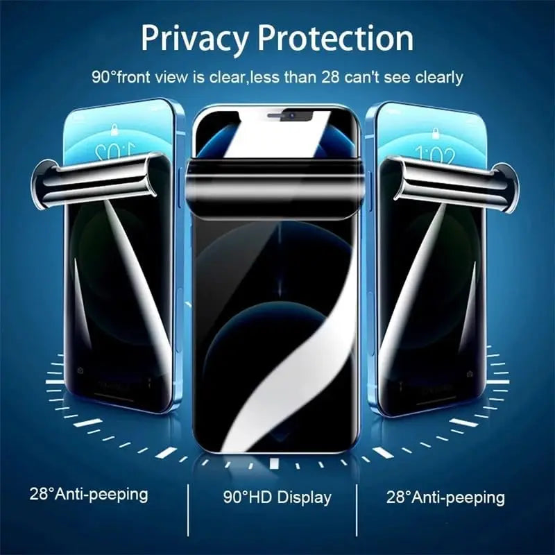 1-4Pcs Anti-Spy Soft TPU Screen Protector for iPhone 17 Pro Max/17Pro/17Air/17 Privacy Anti-peep Scratch-proof Hydrogel Films
