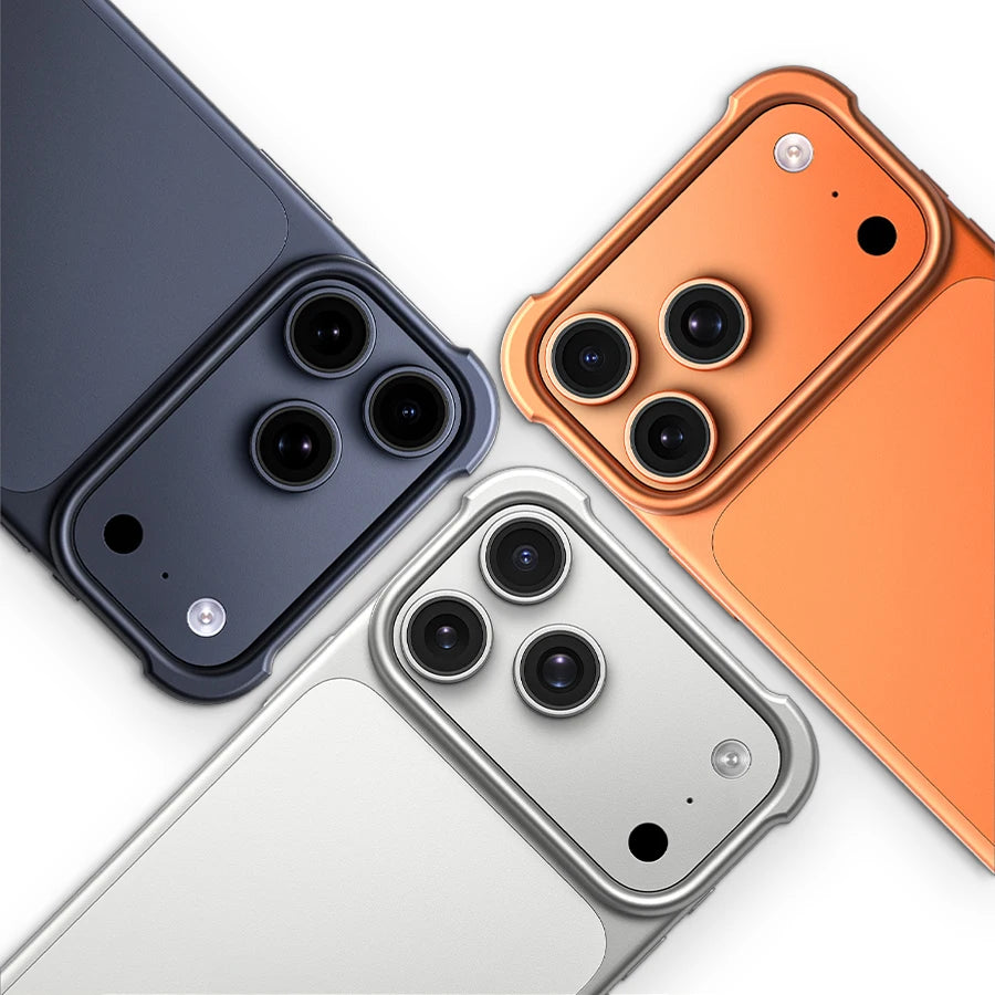 Arc Case Luxury Aluminum Metal Bumper Phone Pulse Case For IPhone 17 Pro Max 17 Air Pro Unique Design High-strength Phone Cover