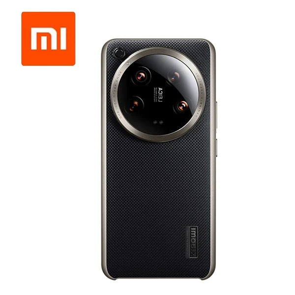 Original Xiaomi 14 Ultra Case Camera Protect Frosted Shield PC & Leather Hard Back Cover For Xiaomi Mi 14 Ultra Case