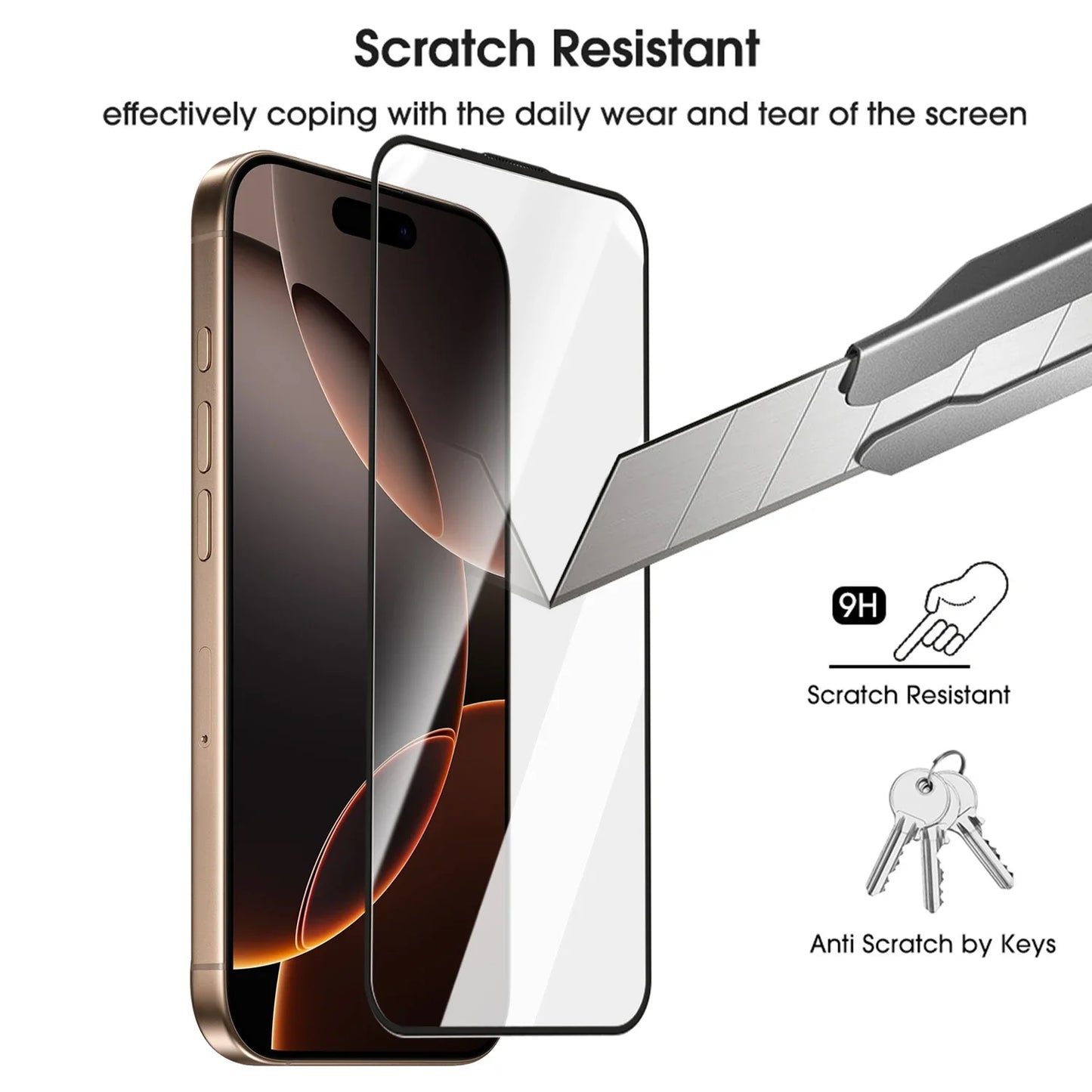 1-3Pcs Dust Free Easy Installation Screen Protector For iPhone 17 Pro Max 17Air 17Pro 16Promax HD Clarity Tempered Glass Films