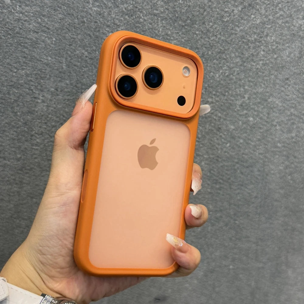 With Camera Control Button Case for iPhone 17 Pro Max 17Pro Slim Matte Translucent PC TPU Shockproof Cover for iPhone 17 Air