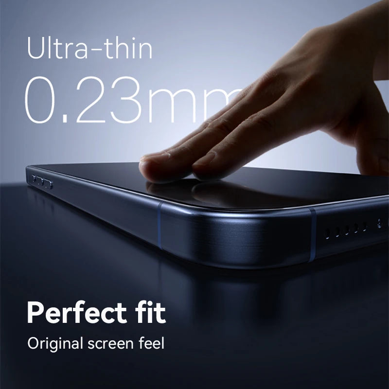 Joyroom 1/2/3pcs Tempered Glass For iPhone 16 15 14 13 12 11 Pro Max Screen Protector For iPhone 16 Full Screen Protective Glass