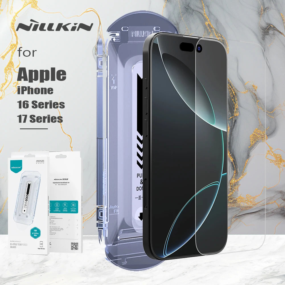 For iPhone 17 Pro Max 17 Air 16 Nillkin Glass 2.5D H+ Pro Ultra-Thin with Dust Free Box HD Tempered Glass HD Screen Protector