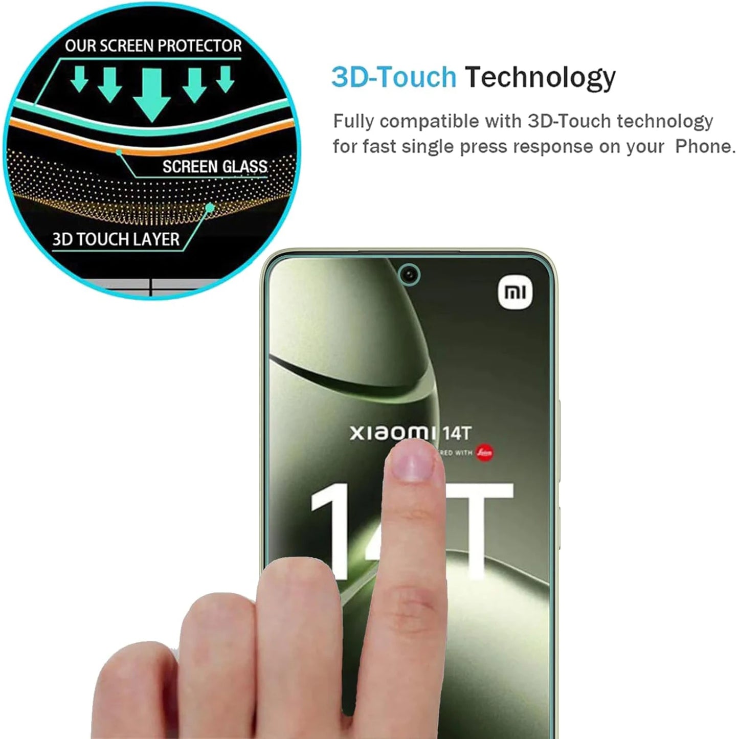 For Xiaomi 14T Tempered Glass Screen Protector Glass Film