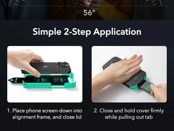 ESR 3 Pack Privacy Screen Protector for iPhone 15/14/16 Pro Max Military Grade Anti-spy Tempered Glass Film iPhone 16e/16 Plus